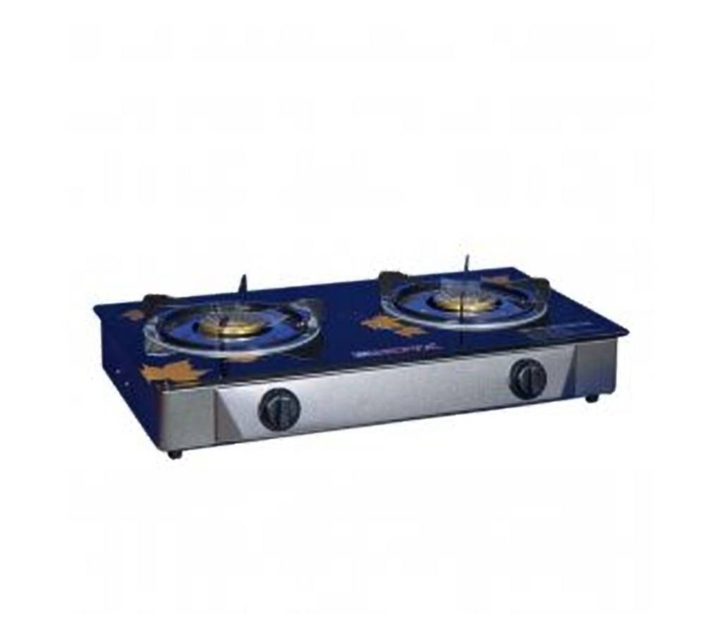 Nova 2 Burner Gas Stove With Glass Top