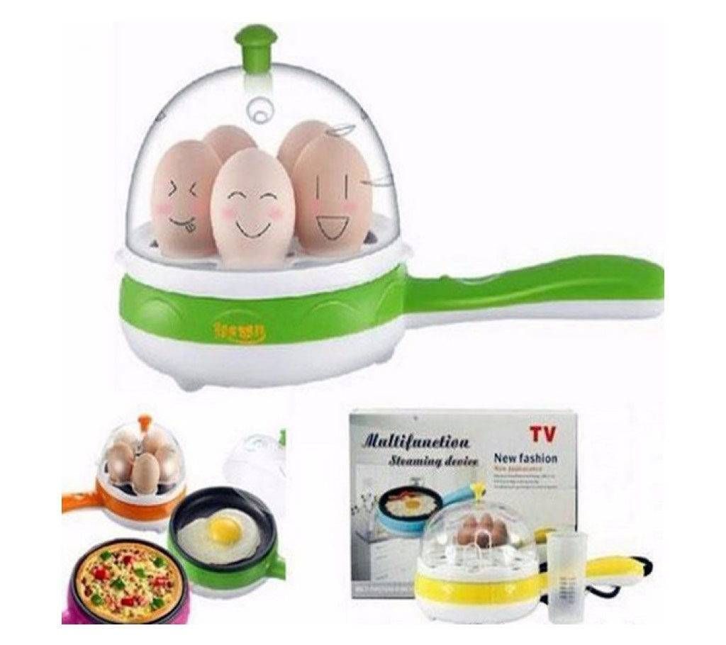 Electric Egg Boiler With Fry Pan
