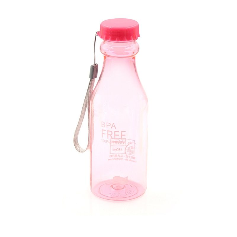 500ml Portable Plastic Sports Water Bottle Leak-proof Container Bottles For Outdoor Riding Traveling Climbing Camping