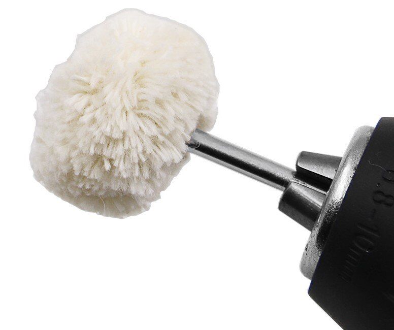 Carving Polishing Wheel Workshop Rotary Tools Supplies 2.35mm shank Wool Brush