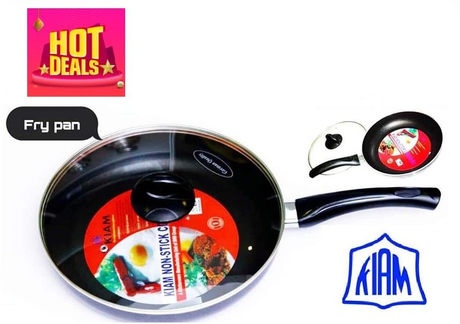 Kiam Premium Luxury Non-Stick Fry pan With Glass Lid - 20cm