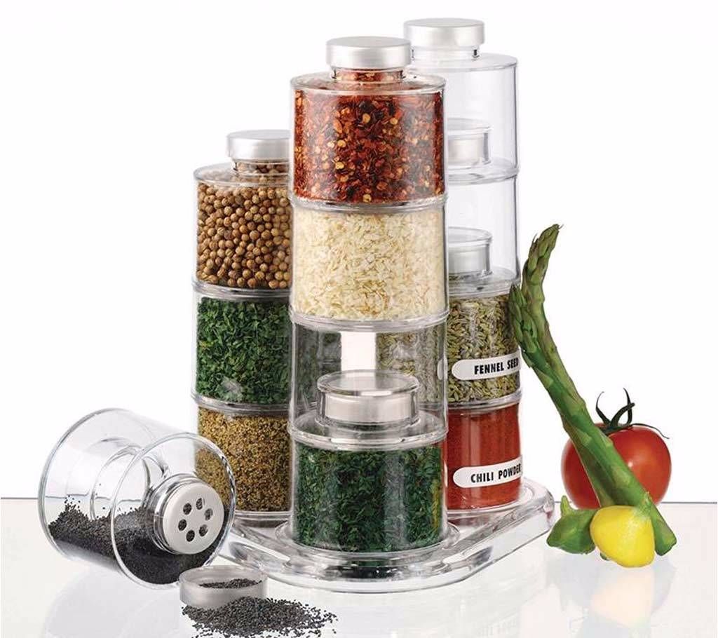 12pcs SPICE TOWER JARS