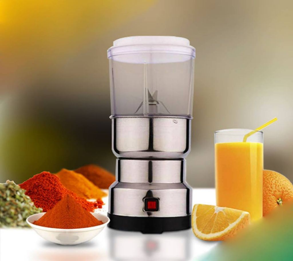 2 in 1 Electric Spice Grinder & Juicer  Silver