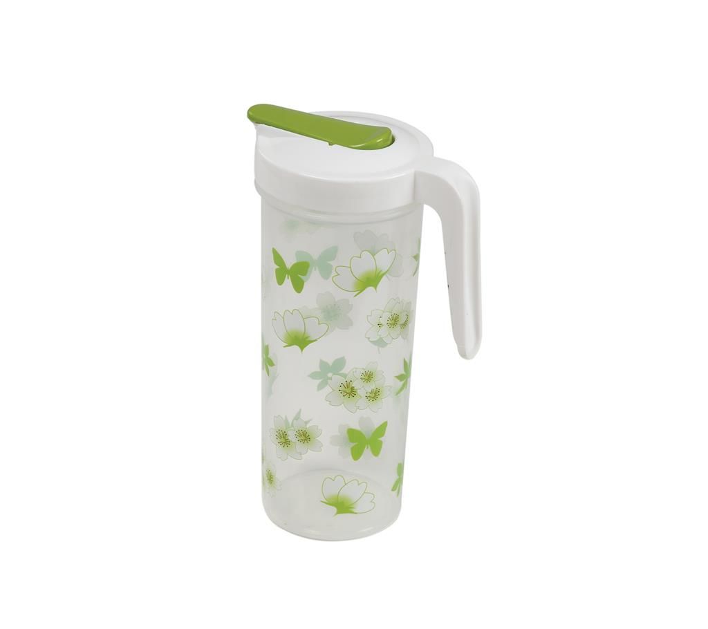 73501 Slim Jug 1.25L - Transparent Synpack Green (Combo of 2)