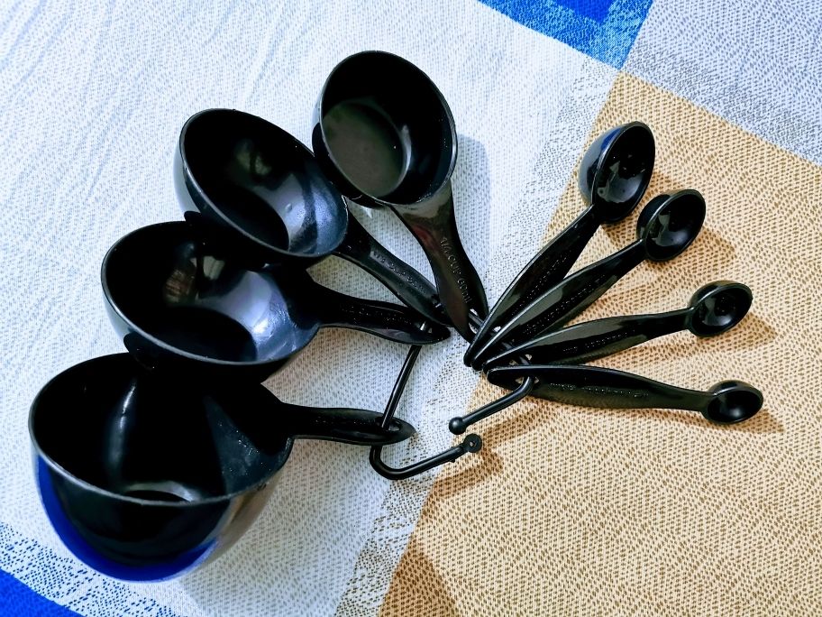 Measurement Cup 8pcs Set  Black