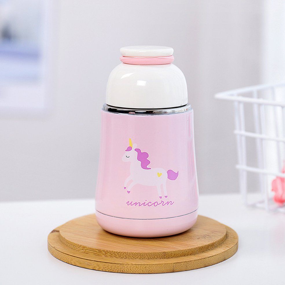 Unicorn vacuum sealed leakproof portable portable mug 260ML rose red