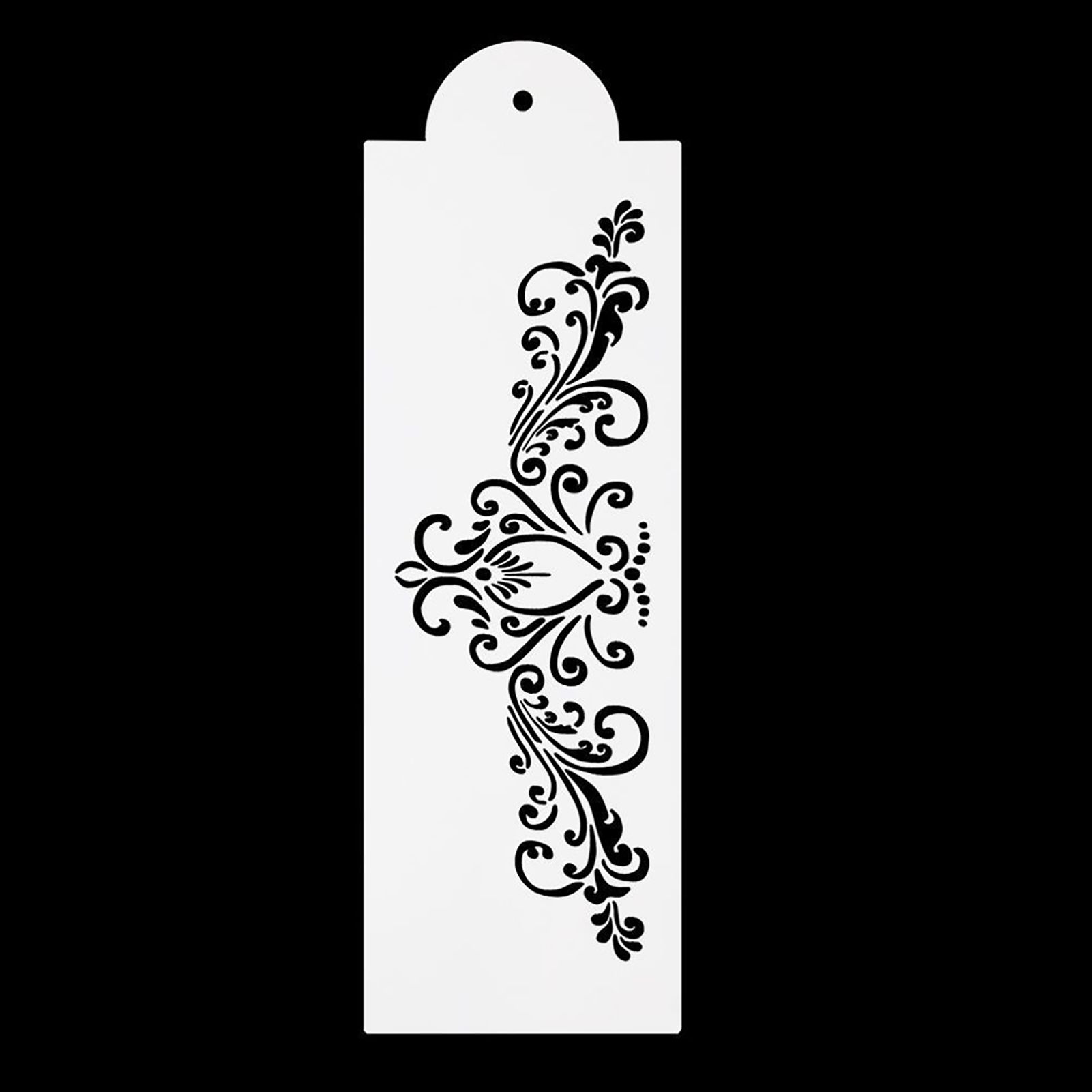 HelloWorld Cake Rim Stencil European-style Children Holiday Cake Decoration Tool