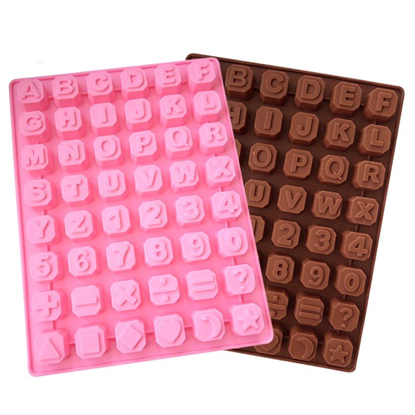 Creative Letters Uppercase Alphabet & Number Silicone Mold Fondant Cake Decorating Tools Gumpaste Chocolate Fimo Clay Candy Mold