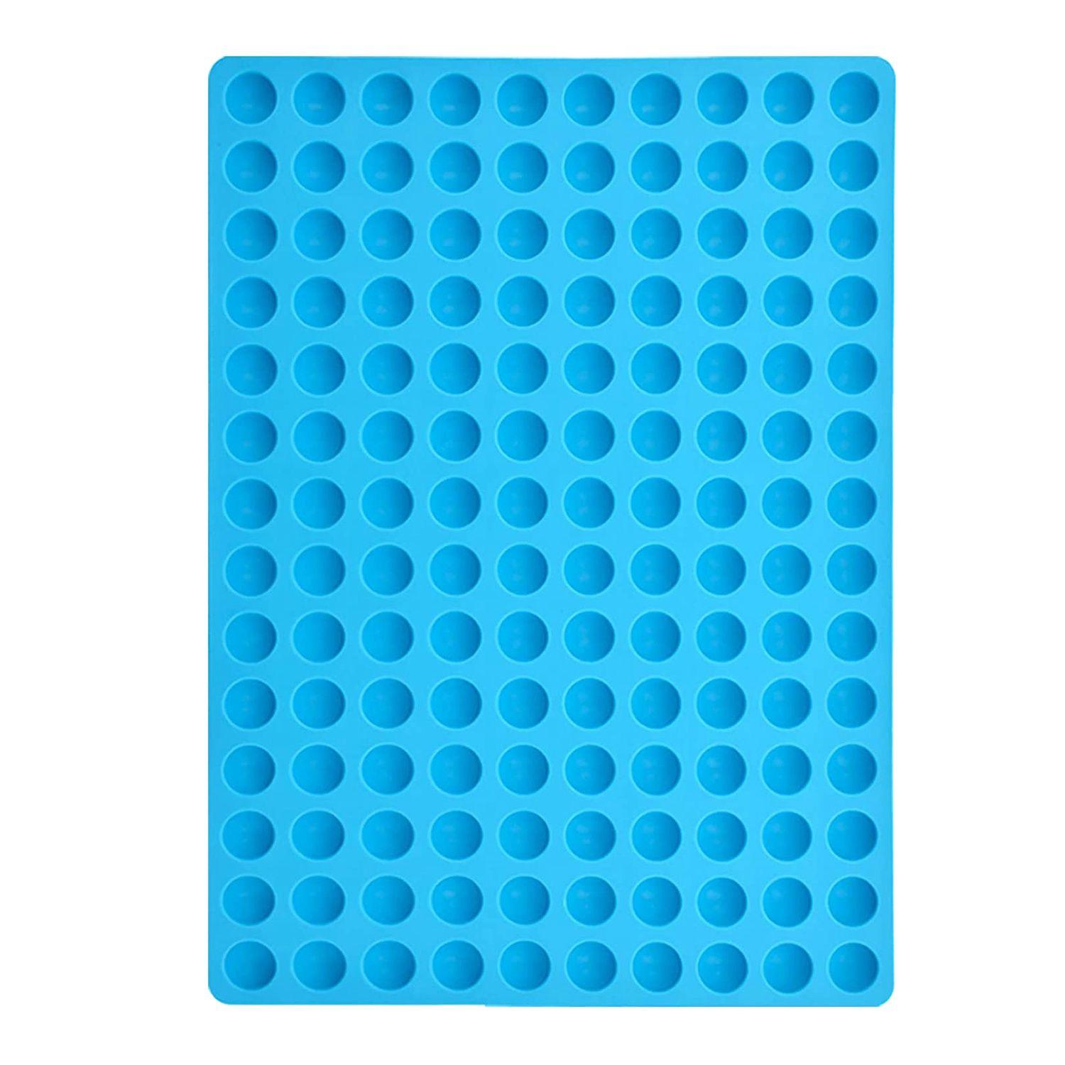 140-Cavity Small Round Silicone Chocolate Drops Mold,Semi Sphere Gummy Sweet Candy Molds Pet Treats Baking Mold