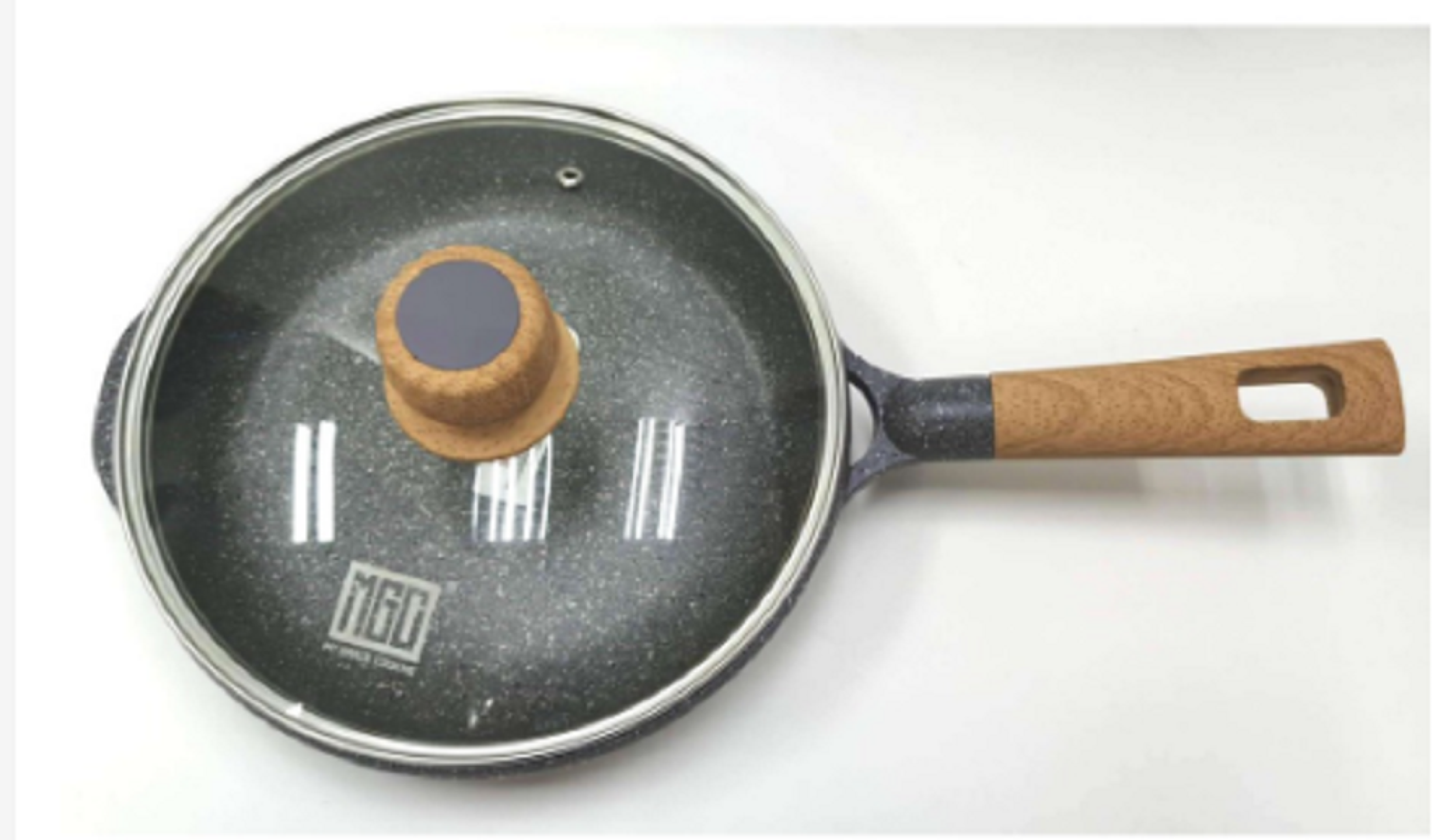MGC die casting aluminum ceramic coating induction bottom deep frying pan non-stick frying pan 24 cm