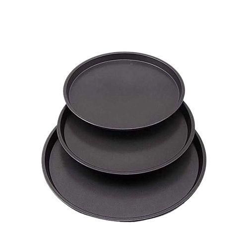 3 Piece Pizza Pan Set - Black