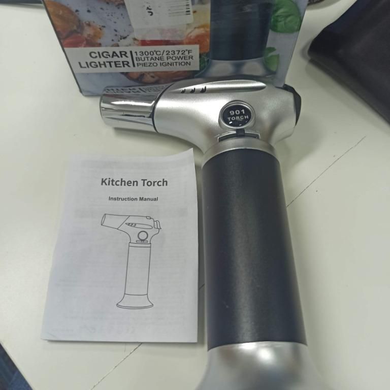 BBQ Lighter Straight Flame Butane Spray Torch Cigar Lighter