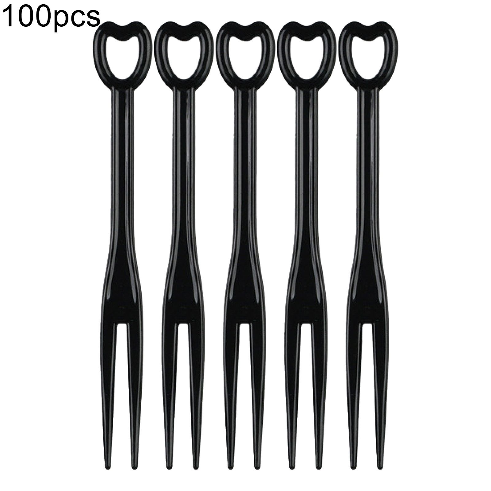 Dessert Fork Lightweight Adorable Heart Shape Handle Dessert Fork