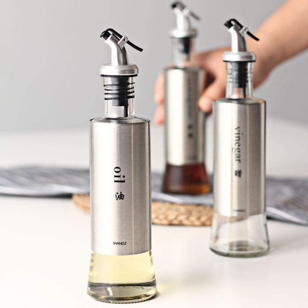 Oil and Vinegar Dispenser Bottle Oil Bottle Household Soy Sauce Bottle Seasoning Bottle Oil Vinegar Pot - 300 ml
