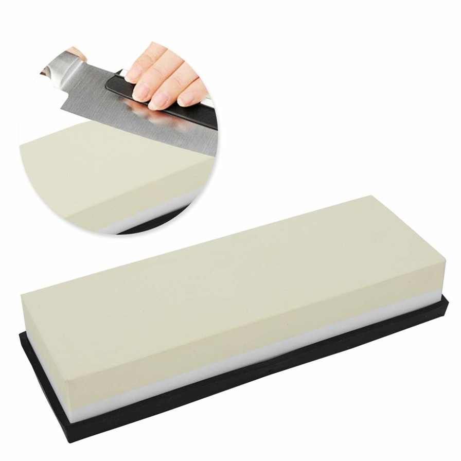 Knife Grinding Tool 2000+4000 Grit Sharpening Stone Kitchen Double-Sided Sharpener Whetstone