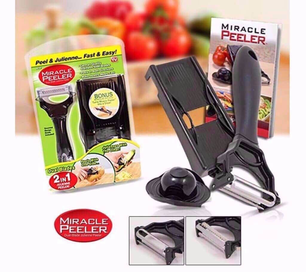 Multi function fruit and vegetable peeler 