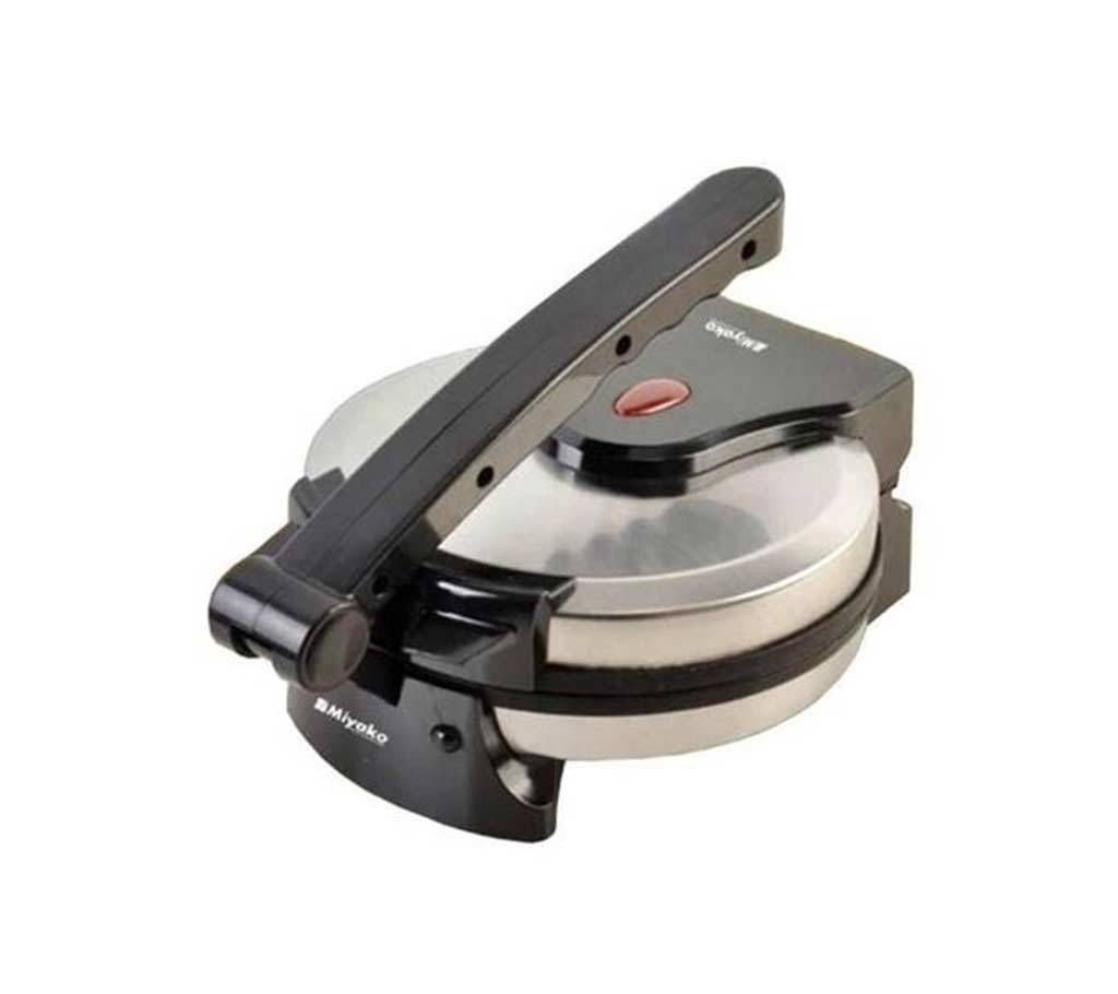 Miyako RM-54 Chapati Roti Maker - Silver and Black
