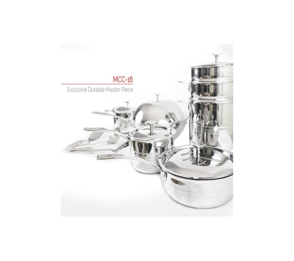 AVANTI 16 PIECES MASTER CHEF.18.10 S/S 5PLY