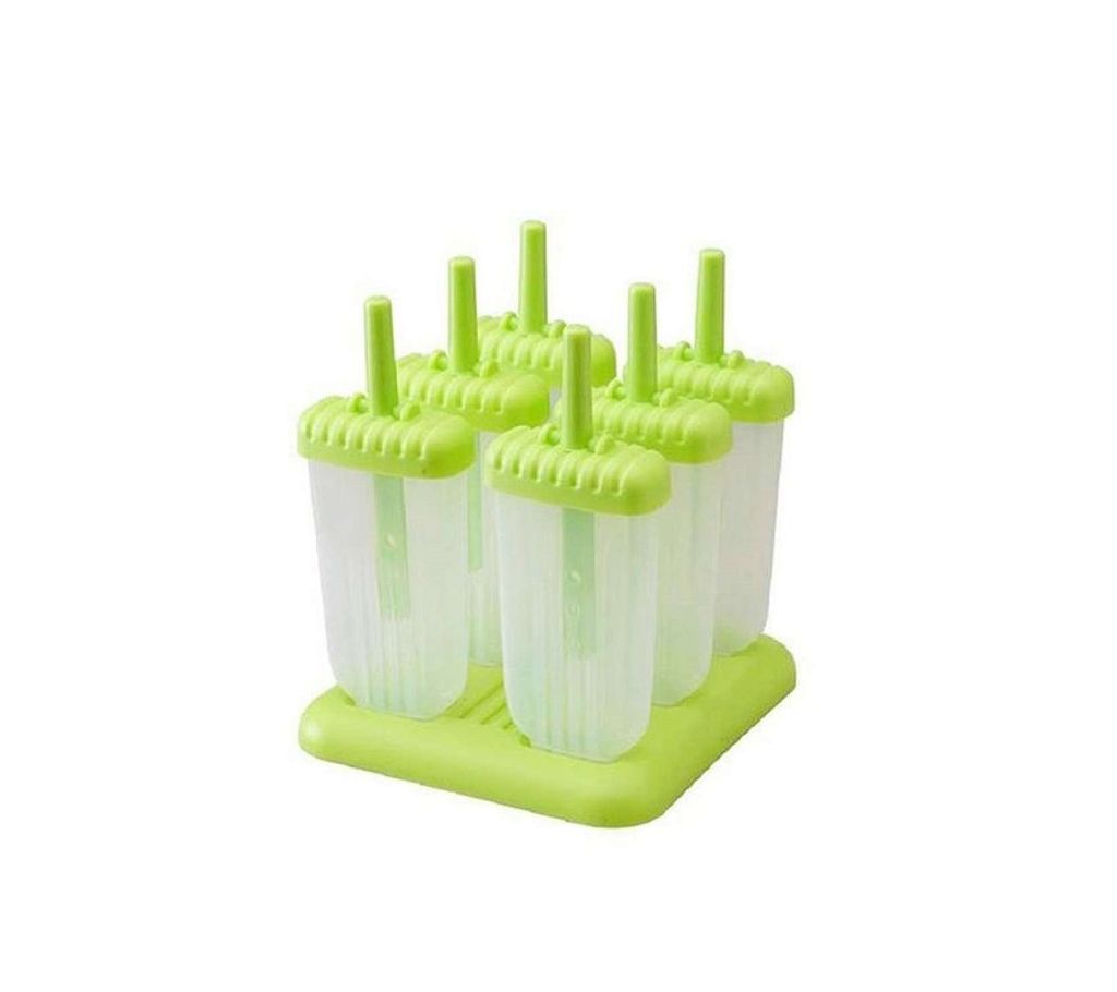 Combo Pack of 6pcs Ice-cream Moulds - Green