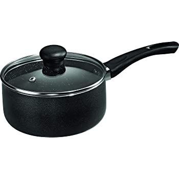 Kiam Non-Stick Milk Pan with Glass Lid (16 Cm)