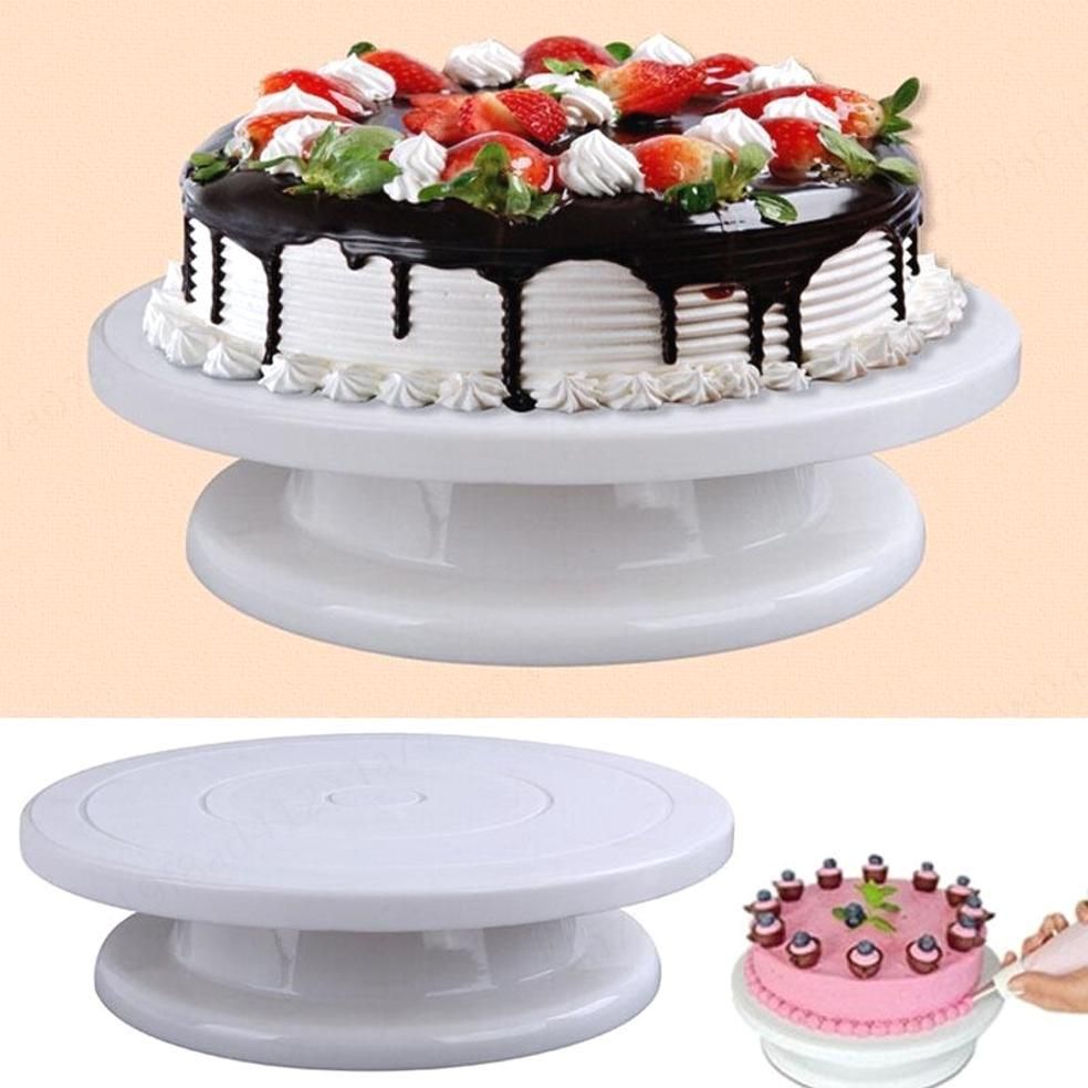 Cake Decorating Turn Table 28cm - White