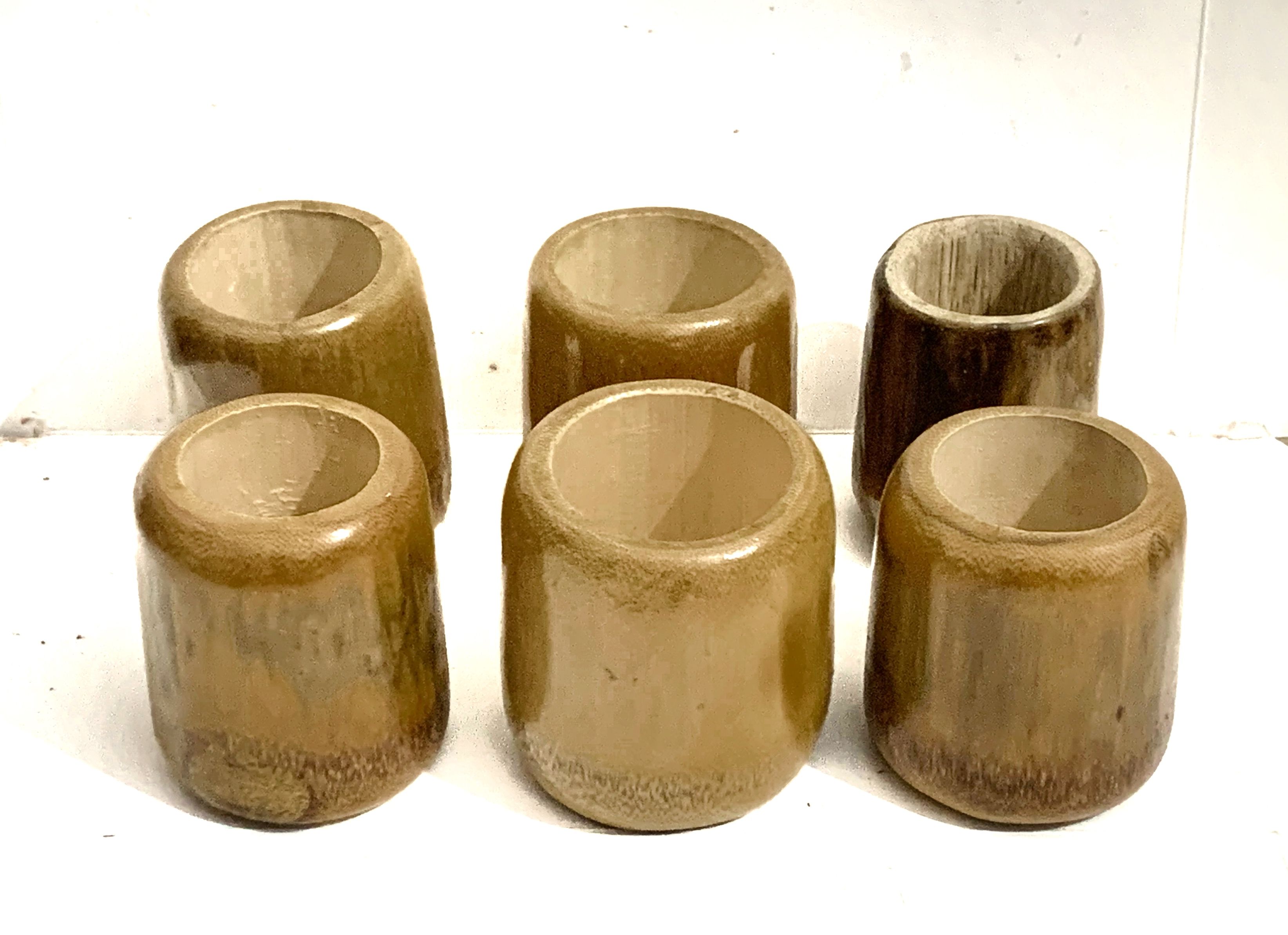 Cup ( Made by natural bamboo ) 6 piece