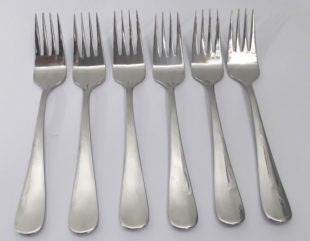 Cake Fork 6 Pcs Set Material Use Stainless Steel Length 6 Inch