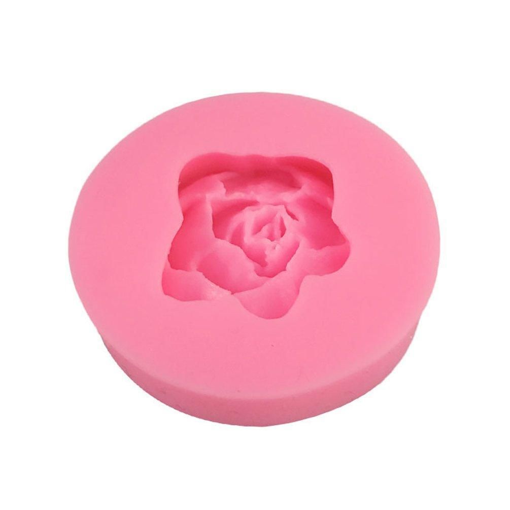 Silicone Mould 50-1044 Rose Flower Turn Sugar Cake Silicone Mold Decoration