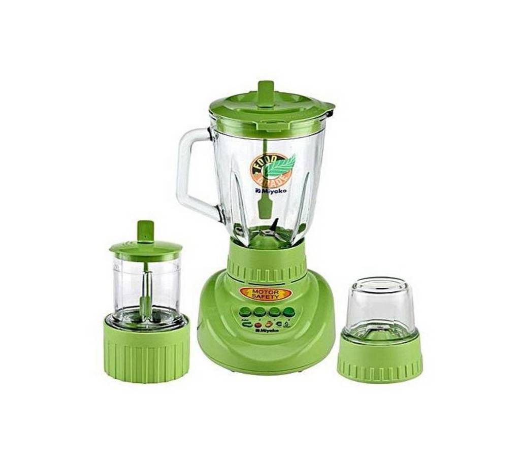 Miyako blender glass glass 1.5L BL 152 GF-Green & White
