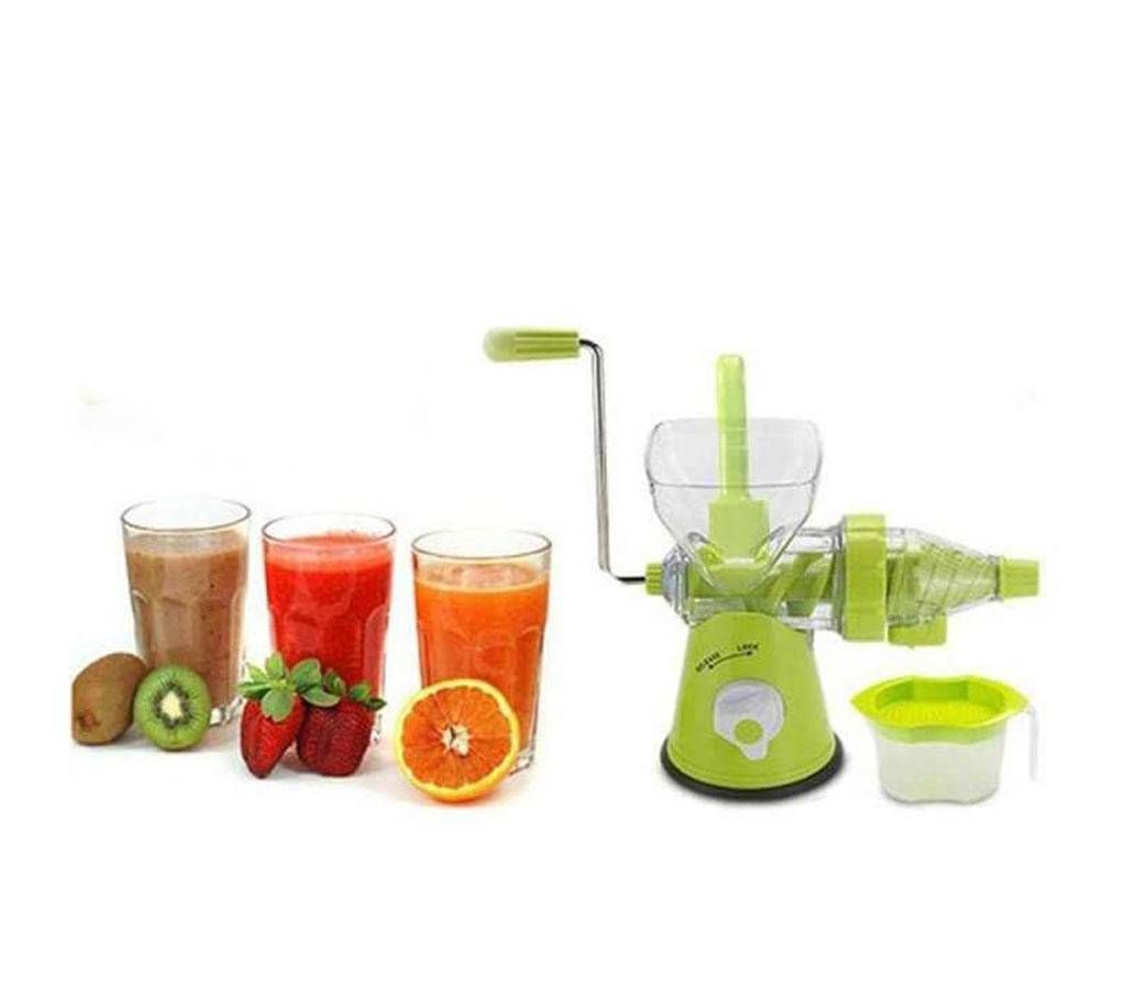 Manual juice maker green