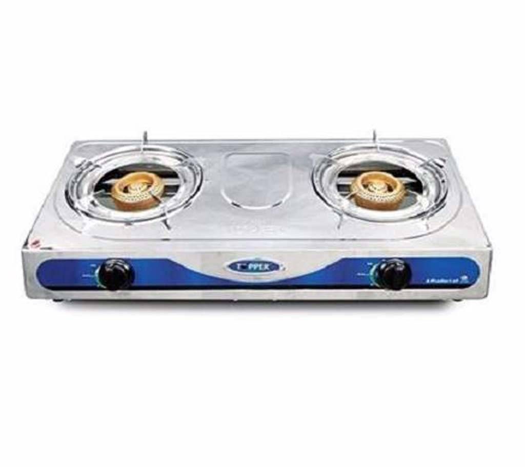 Double SS Auto Gas Stove NG A-203