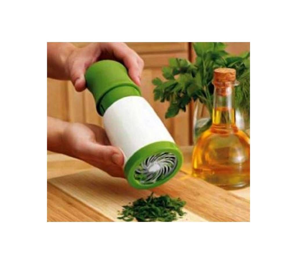 Herb Grinder Spice Mill Parsley Chopper - White and Green