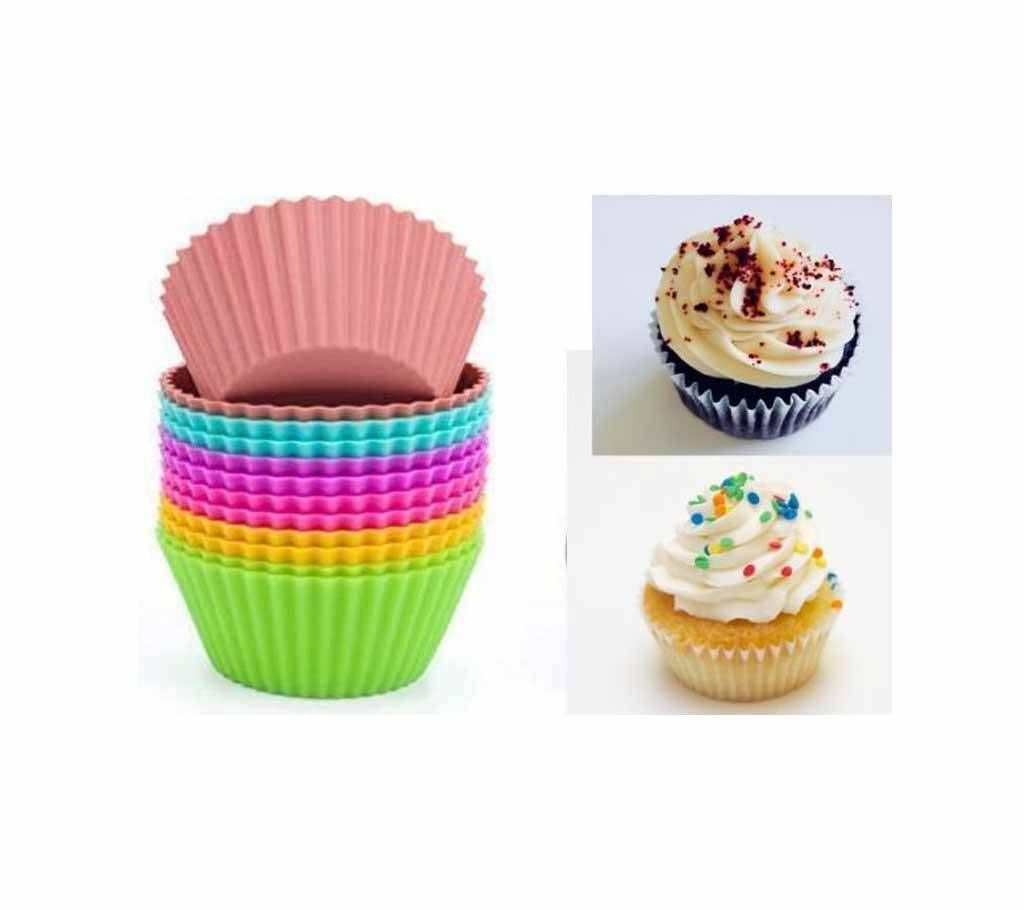 Silicon Cup Cake Dice 12 pcs