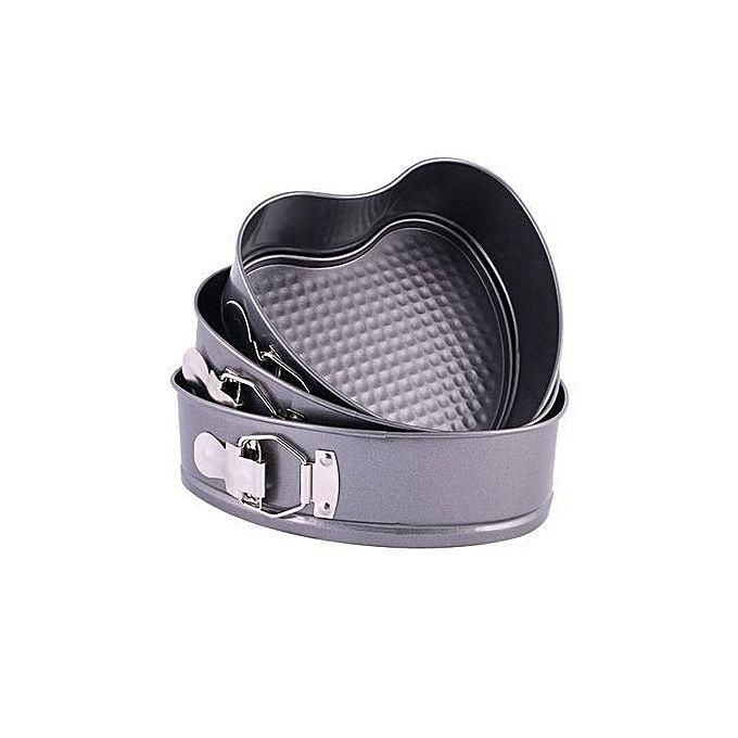 Nonstic 3pcs Cake Mould - Black