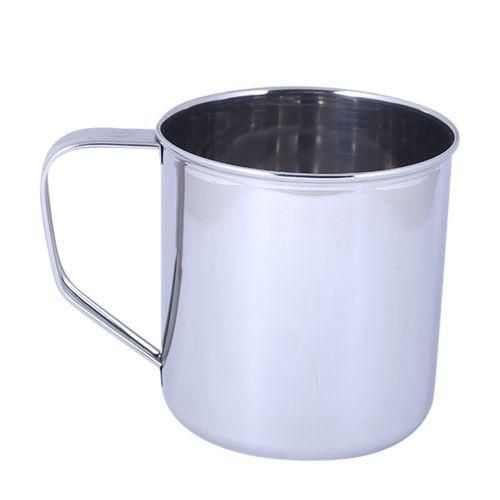 স্টিল স্টেইনলেস স্টিল মগ 350ml-রূপালী