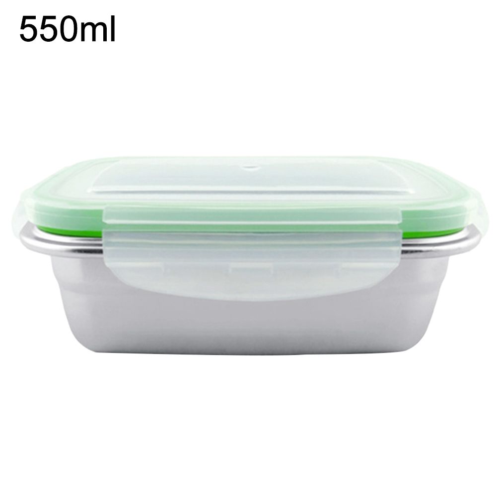 350/550/850/1800ml Stainless Steel Lunch Box Bento Picnic Food Storage Container