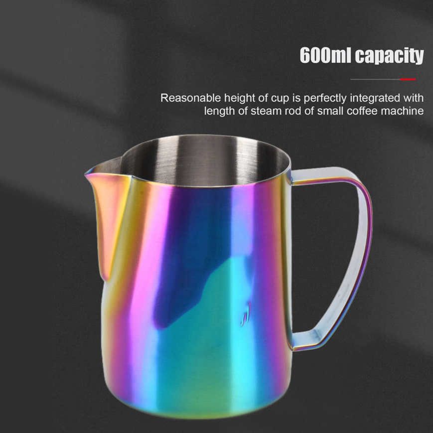 Coffee Frothing Cup 600ML Milk 304 Stainless Steel Pitcher with Eagle Shape Spout for Home Shop Bar