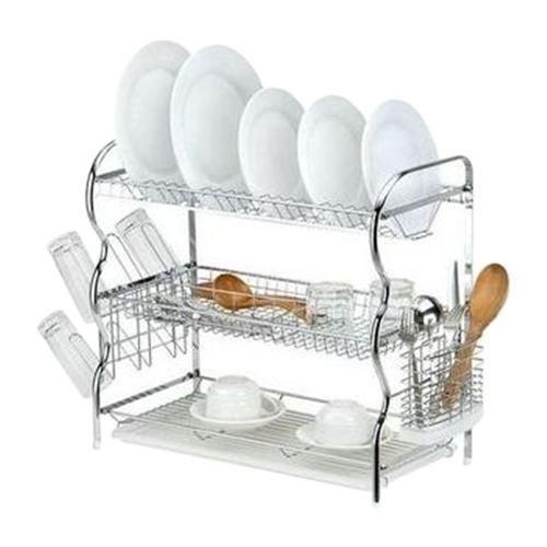 3 Layer Kitchen Rack - Silver