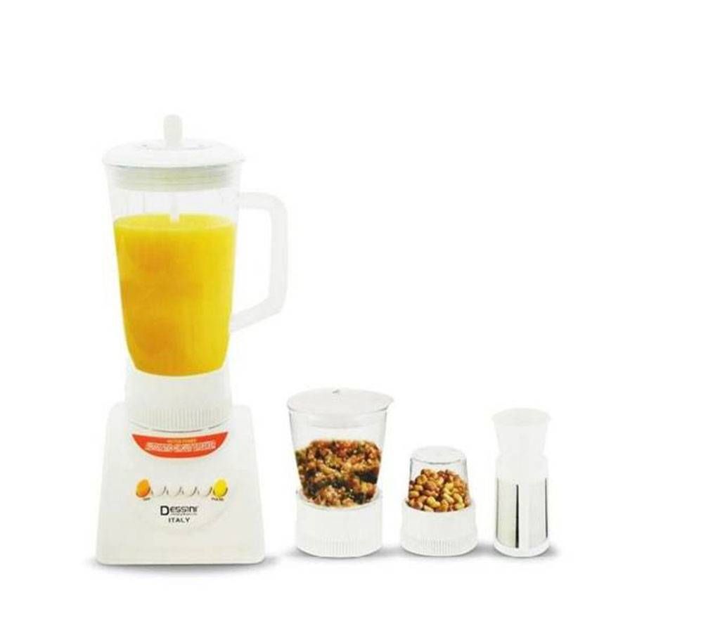 Dessini 4 In 1 Blender and Grinder 1.5L – White