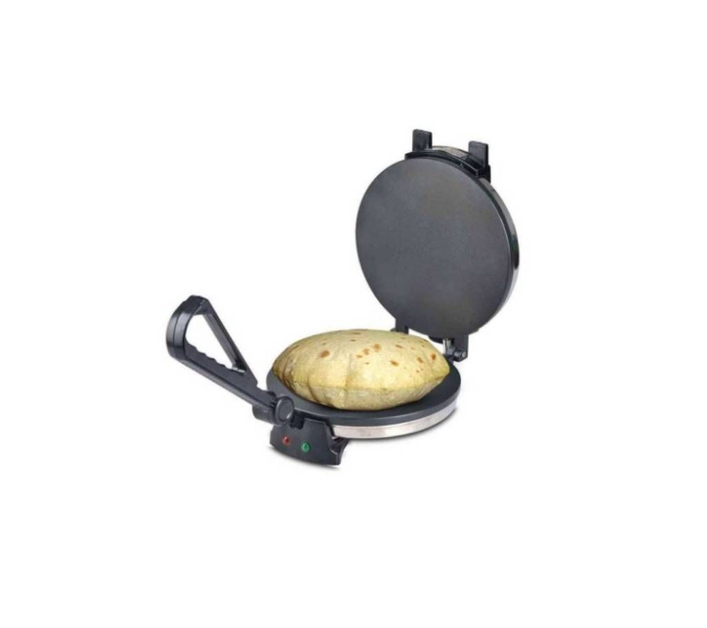 Divya Roti Maker - Silver and Black