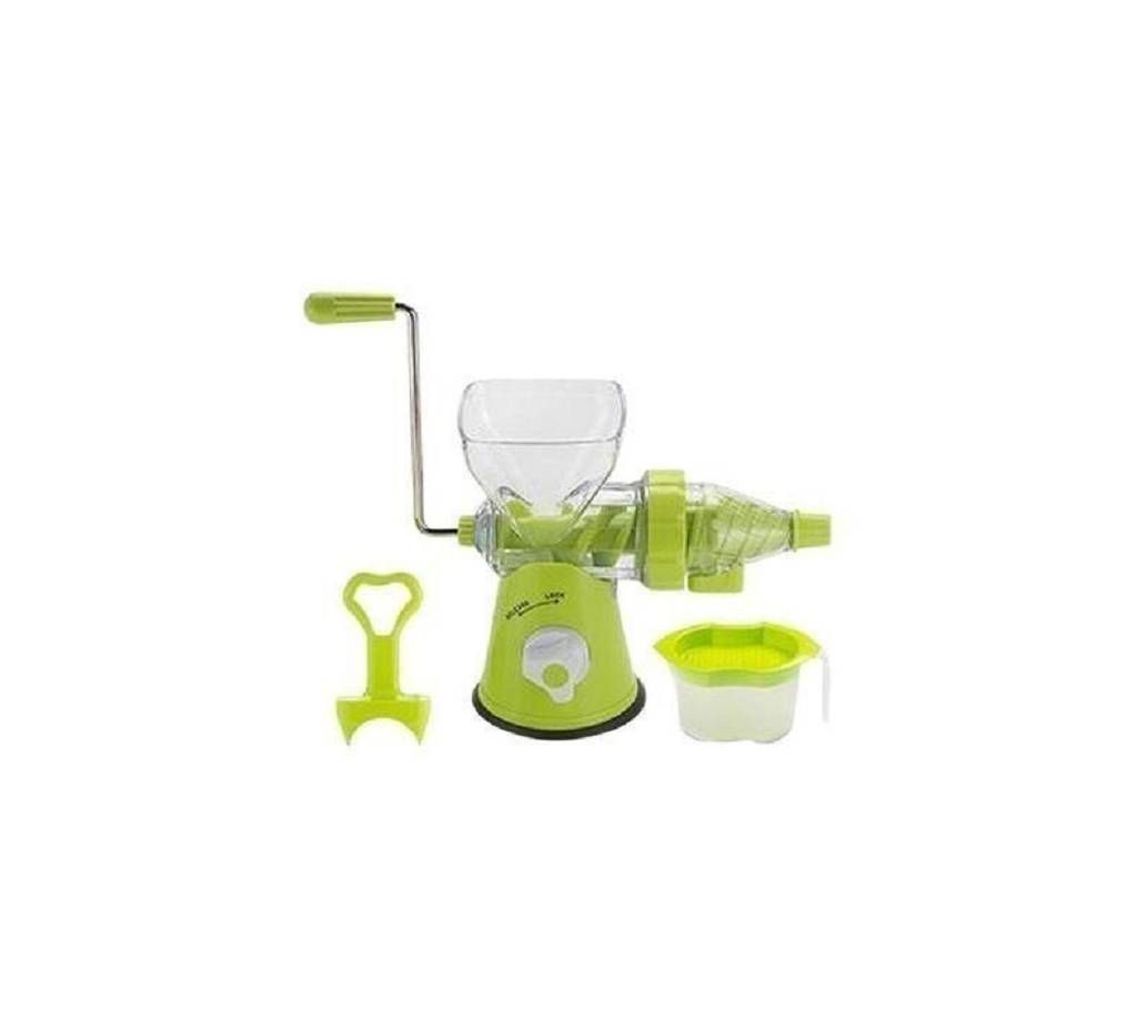 2-In-1 Non-Electric Blender and Juicer - Green