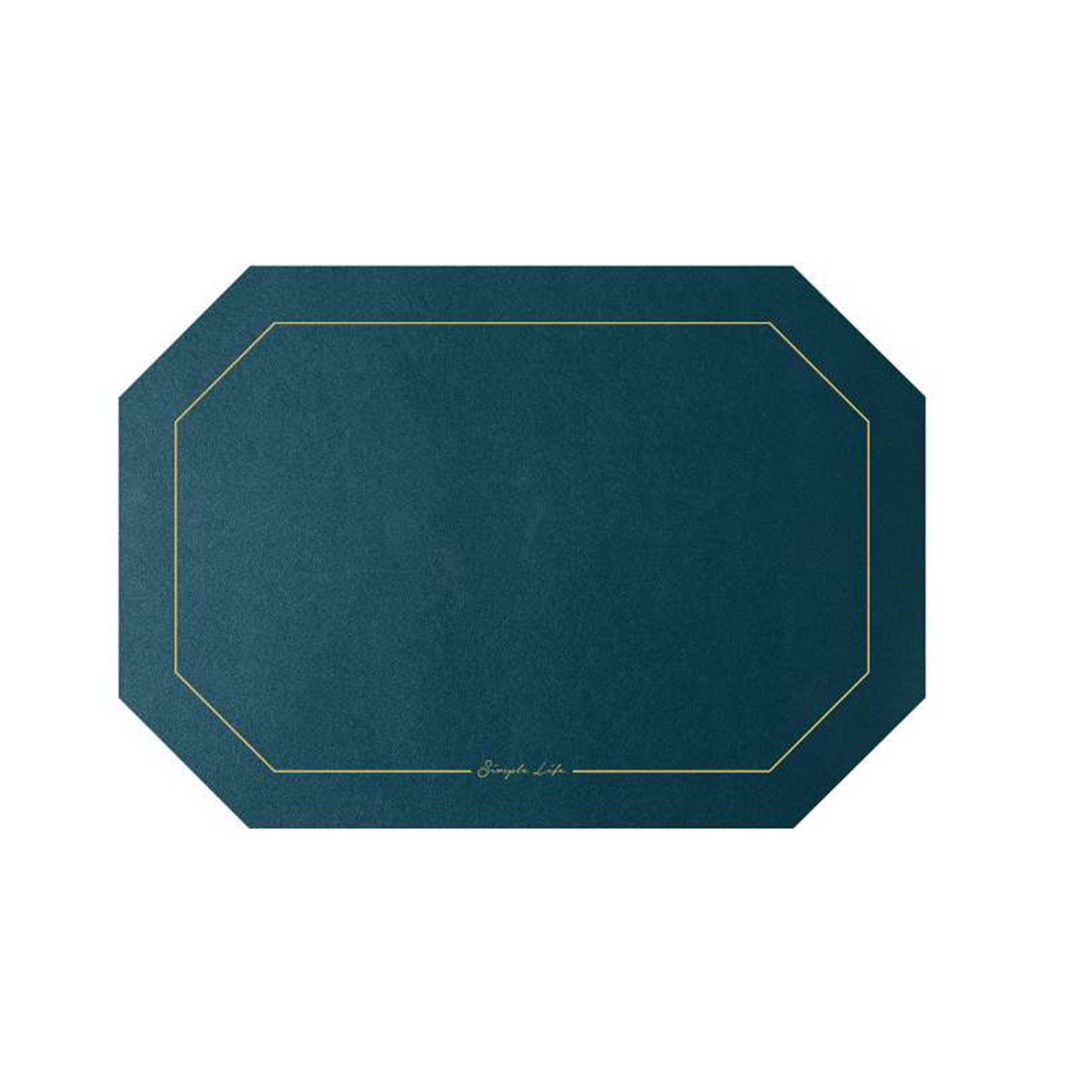 Placemat Multifunctional Wear Resistant Faux Leather Tea Coffee Cup Coaster for Cafes