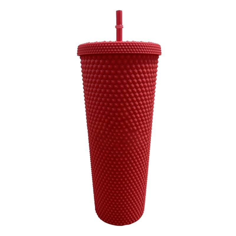 Durian Cup With Logo 710ml Coffee Cup Summer Cold Water Mug Tumbler Cup With Straw  Radiant Goddess Cups Wholesale