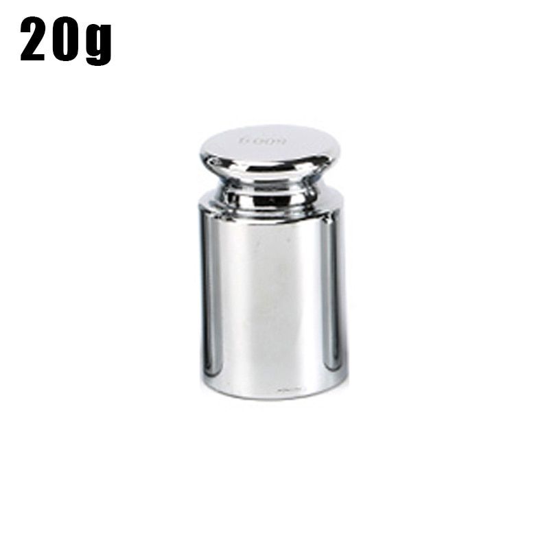 Weight 1g 2g 5g 10g 20g 50g  Plating Calibration Gram Scale Weight Set for Digital Scale Balance Silvery white