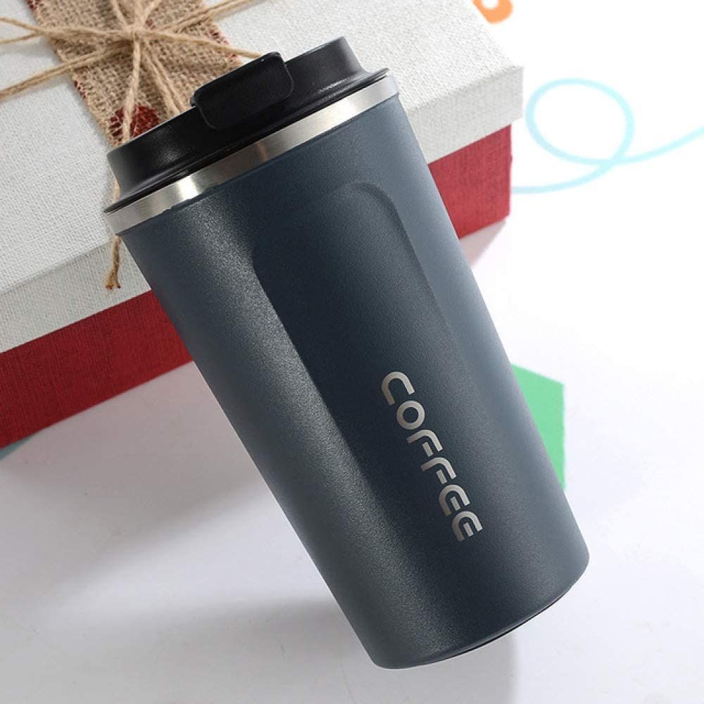 Portable 510Ml Double Wall Stainless Steel Insulated Bottle Vacuum Warmer Leak-Proof Travel Coffee Mug/Cup With Lid - Coffee Mug