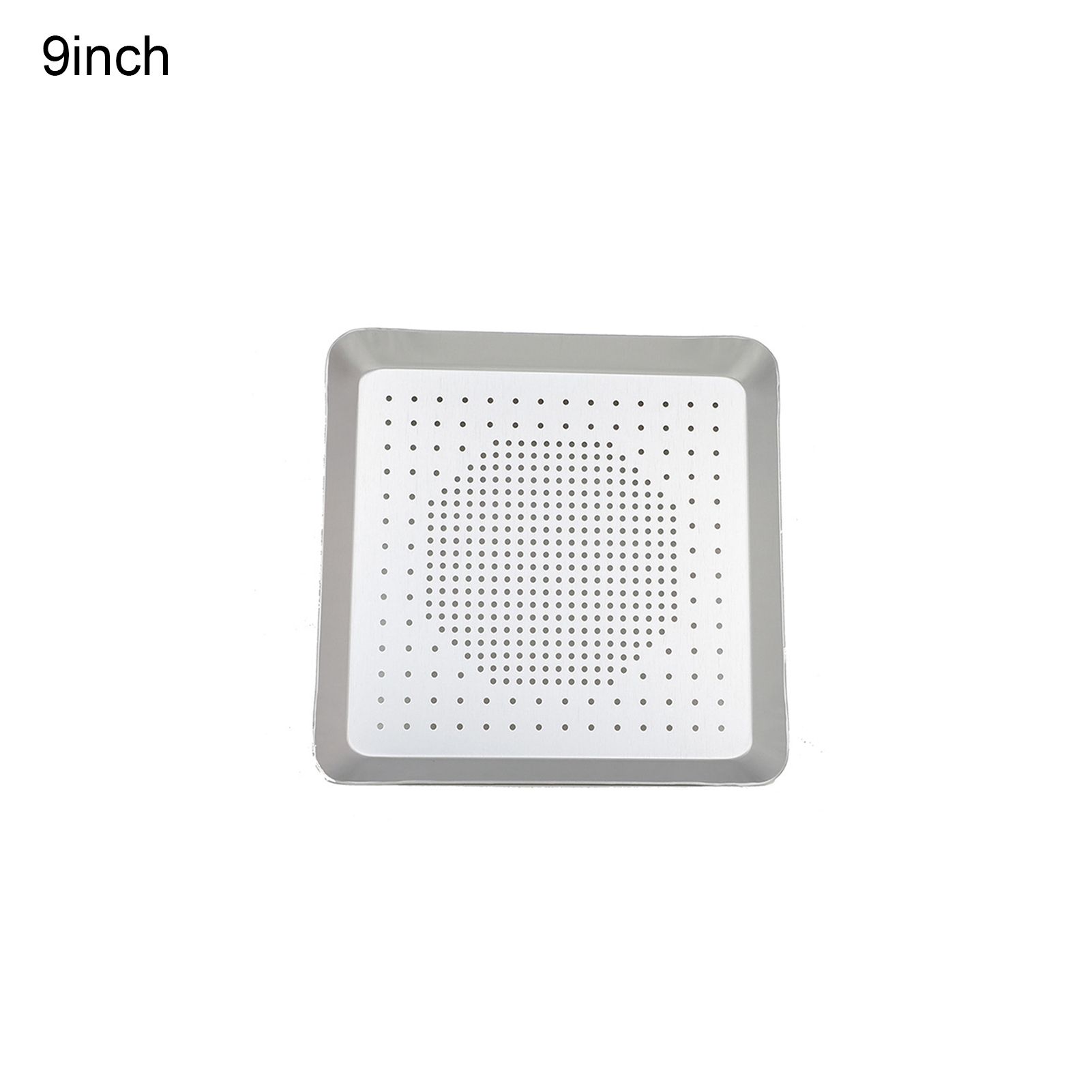 Pizza Baking Plate Square 8 Inch-16 Inch Heat Resistant Punching Pizza Baking Pan Tray Kitchen Tools