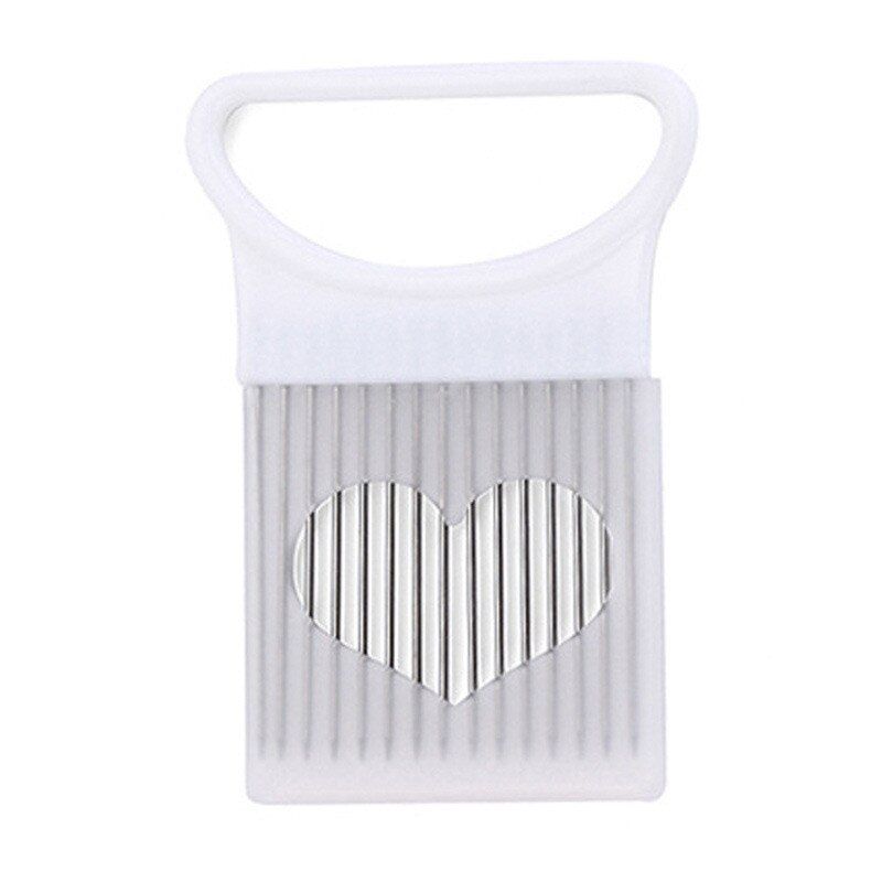 1Pcs Shrendders & Slicers Tomato Onion Vegetables Slicer Cutting Aid Holder Guide Slicing Cutter Safe Fork Kitchen Accessories.-White