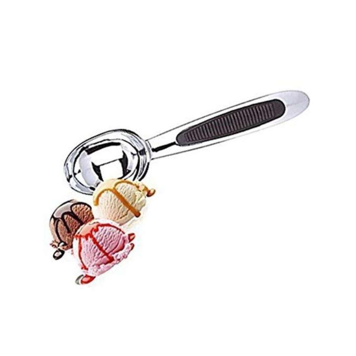 Ice Scoop Stainless Steel Havy - Silver