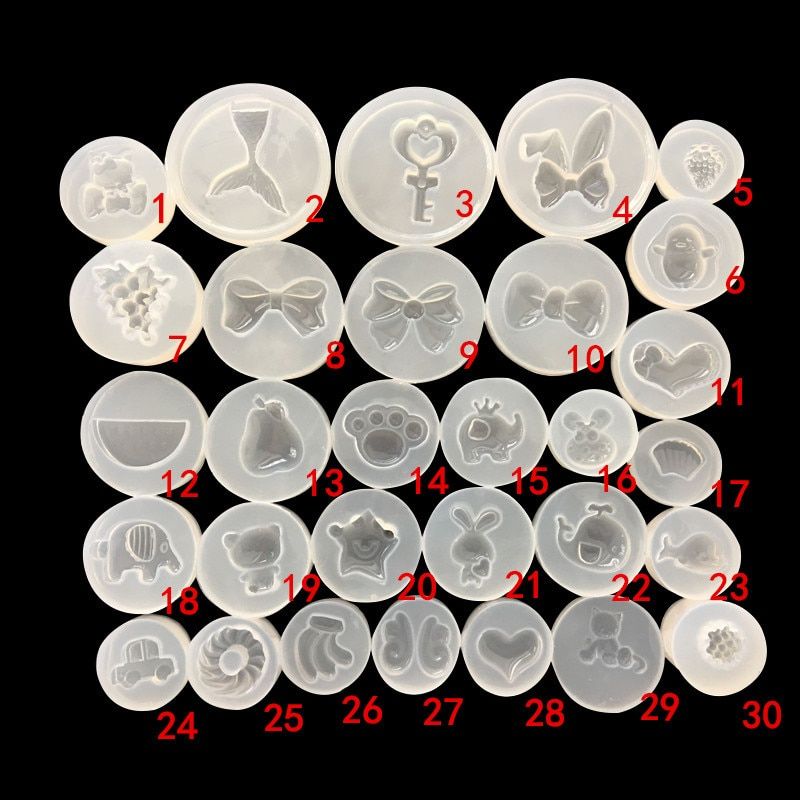 Mirror 30 Optional Cute Moe Cartoon Animal Drip Mold Hanging Parts