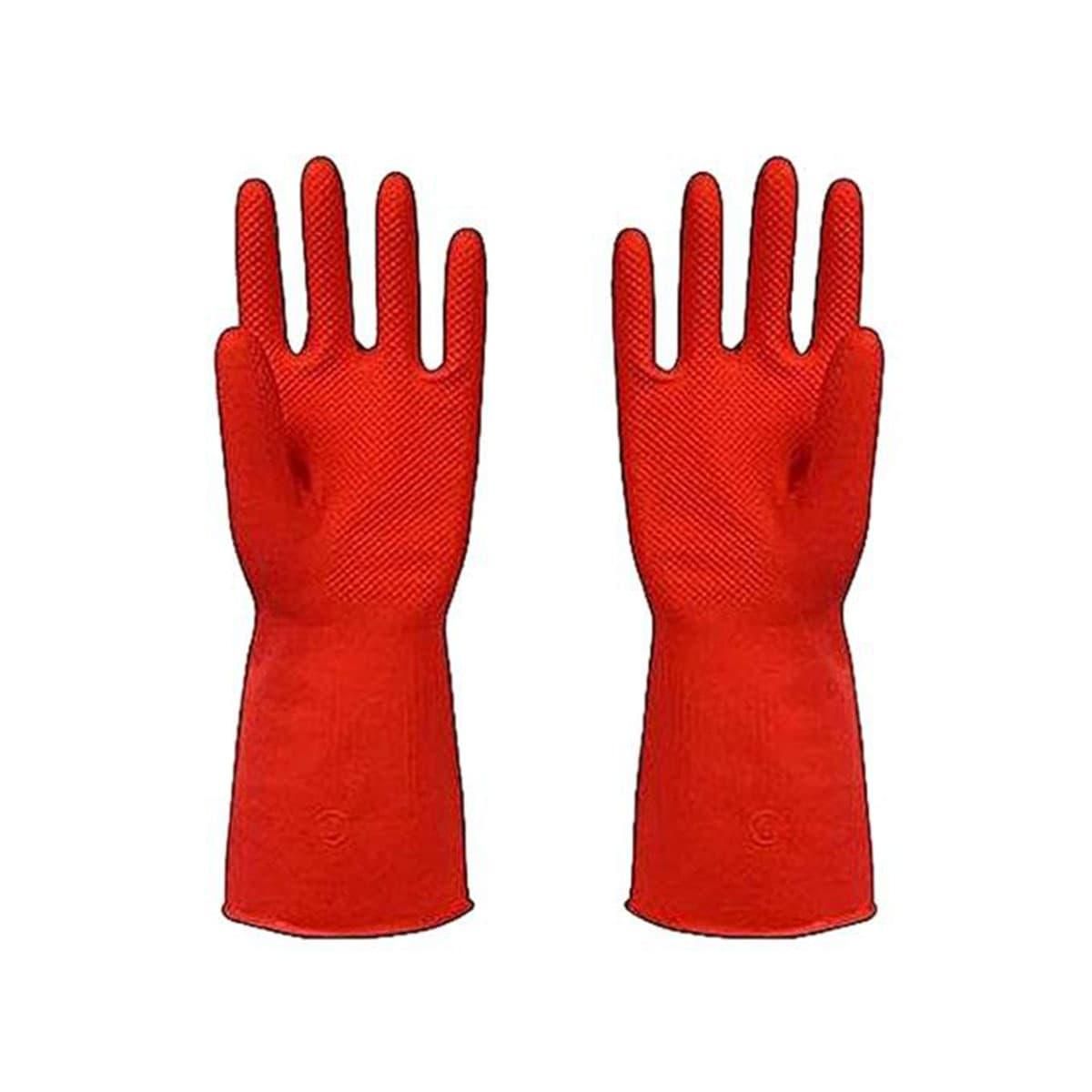 High Quality Half Hand Kitchen Gloves - Red